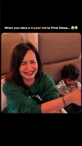 3-Year-Old vs. First Class Luxury Flight 🤣