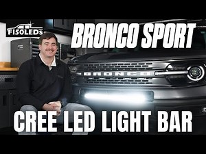 Bronco Sport 120w CREE LED Light Bar Installation (From F150LEDs.com)