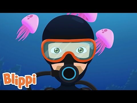 Splish Splash Water Song | Blippi | Kids Learning Videos | Nursery Rhymes | ABCs And 123s