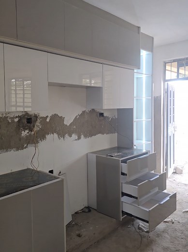 site progress modern kitchen makeover mo interiors giving you more and beyond #modernkitchen
