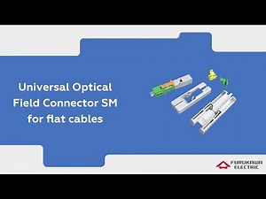 How to assemble Universal Optical Field Connector SM for flat cables