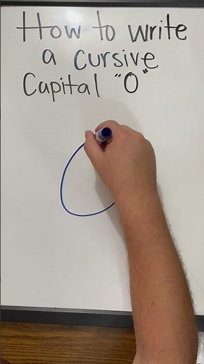 How to Write a Cursive Capital “O”