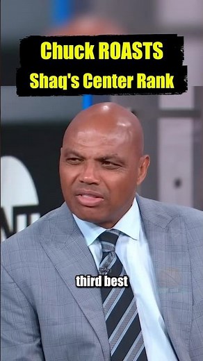When Chuck CLOWNED Shaq’s Rank Among Centers in NBA History 😂