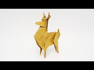 ORIGAMI REINDEER (Jo Nakashima) - shaping the legs