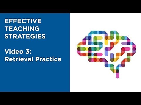 MOOC EDSCI1x | Video 3: Retrieval Practice | Effective Teaching Strategies