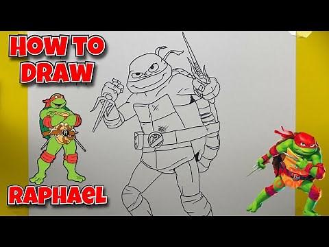 How To Draw Raphael | TMNT Mutant Mayham | Step by Step #drawing #tmnt