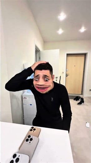 Oops, I am sorry😅domino funny face cat mode😹💕