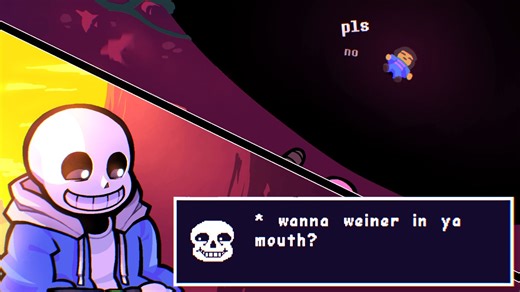 Frisk最会坠机的一集。SP!Undertale Legs-breaking humor通关