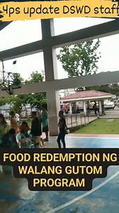 Food redemption ng WALANG GUTOM PROGRAM #BawatBuhayMahalagaSaDSWD #WalangGutomProgram #fyp #everyone #DSWD #highlights | 4ps update DSWD staff
