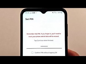 How To Set Pin in Samsung Galaxy A14
