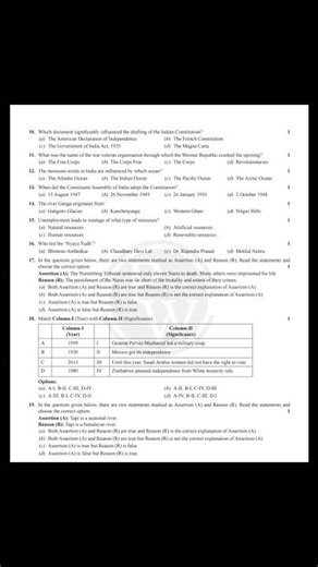 Class 9 Sst PW sample paper (2025-2026) session # shorts
