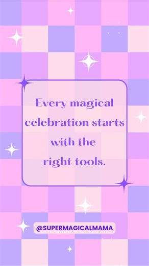 94 reactions · 30 comments | ✨Every magical celebration starts with the right tools.✨ The secret to hosting magical moments? A few tools, a touch of sparkle, and a heart for memory-making! That’s the recipe for a magical celebration. #partymagic #partydecor #partyprep #partyplanning #partyhack #partytools #decoration #partystyling #hostinghack #makingmemories #magicalmoments #supermagicalmama | Super Magical Mama | Facebook