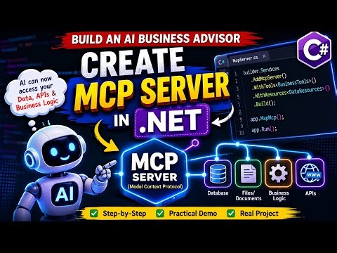 Build a Custom MCP Server in C# .NET (Model Context Protocol) | Complete Beginner Guide