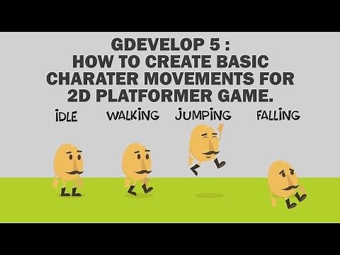 1. GDEVELOP 5 BEGINNER TUTORIALS: HOW TO CREATE BASIC CHARACTER MOVEMENT.