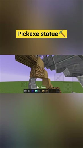 Pickaxe statue #minecraft #build