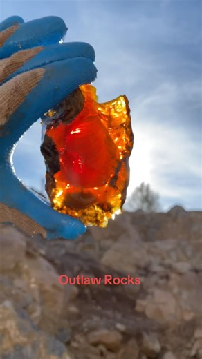 Oregon Fire Opal Mined by Outlaw Rocks outlawrocksllc.com #outlawrocks #mining #adventure #fire