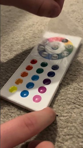 Peeling plastic peel of at led remote #asmr