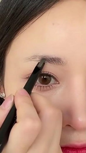 easy way to draw perfectly eyebrows shape tutorial for beginners ✨❤️