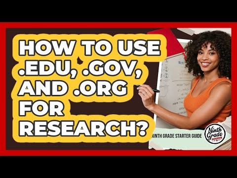 How To Use .edu, .gov, And .org For Research?