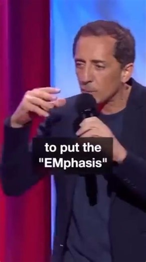 French Comedian Gad Elmaleh Struggles with English 🤣 | The ‘Emphasis’ Problem