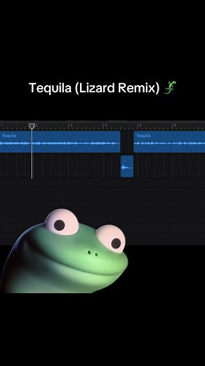 Lizard Meme with Tequila Song Remix