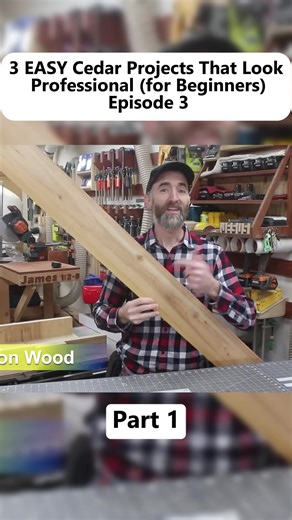 3 Easy Cedar Project That Look Professional ( for Beginners) Episode 3 #woodworking #diyprojects #beginnerwoodworking