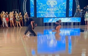 Gracyn French on Instagram: "Thank you for the best weekend @derekpiquette @prodigydanceconvention ❤️ Loved this choreo by @marylevoir and getting to dance with @matthew.greco03 D.W. Shorts @tigerfriday #tigerfriday #tigrx"