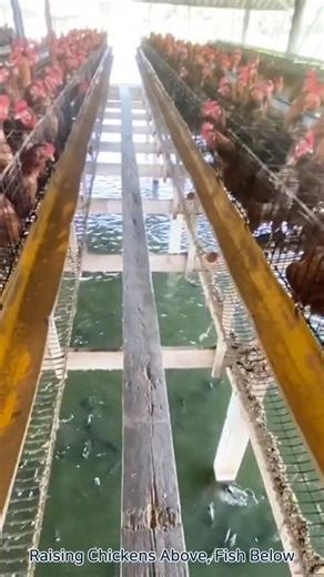 Raising Chickens Above, Fish Below