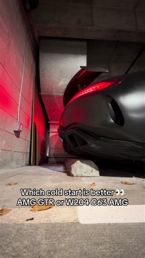 Comparing Cold Starts: AMG GTR vs W204 C63 AMG