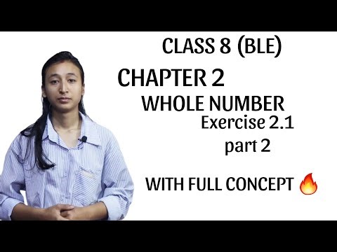 CLASS 8 || CHAPTER 2 || EXERCISE 2.1 || PART 2 || TARGETED TO BLE || COMPULSORY MATH IN ENGLISH ||