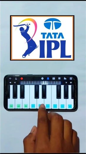 IPL TUNE Music Piano Tutorial 🔥🔥 #shorts #ipl #trendingshorts #ytshorts #pianotutorial