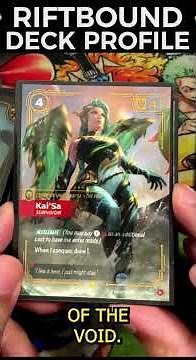 Riftbound TCG: Kai'Sa Daughter of the Void Deck Profile & How To Play (OGN) | League of Legends TCG