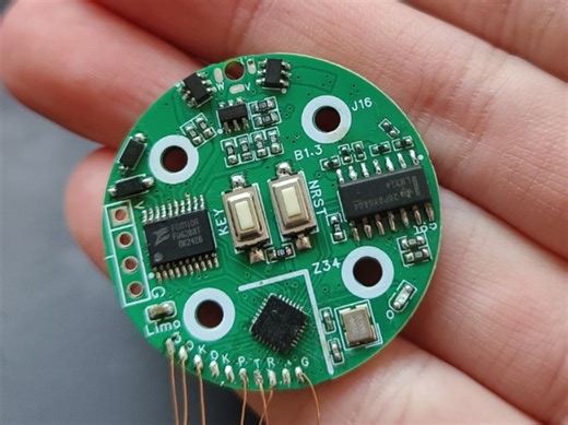 电源到了，搞个 miniFOC驱动板，展示