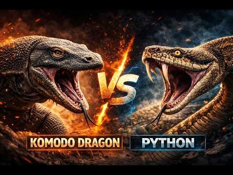 Python vs Komodo Dragon - Survival Showdown
