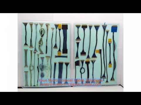 Custom-Engineered Manufacture Custom Cable 46 awg micro coax cable 40 pin harness Wires Cables Cabl