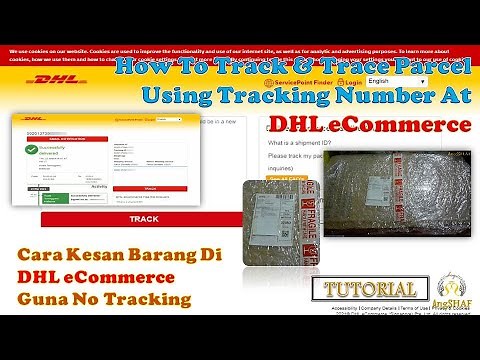 Cara Cek No Tracking/Kesan Barang Di DHL eCommerce,How To Track & Trace Parcel Using Tracking Number
