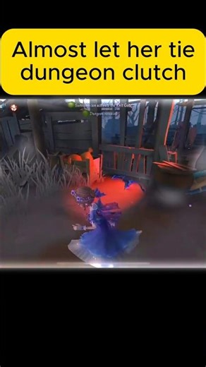 almost let her tie dungeon clutch #identityv #IDV