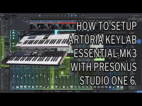 How to setup Arturia KeyLab Essential mk3 49 with Studio One 6