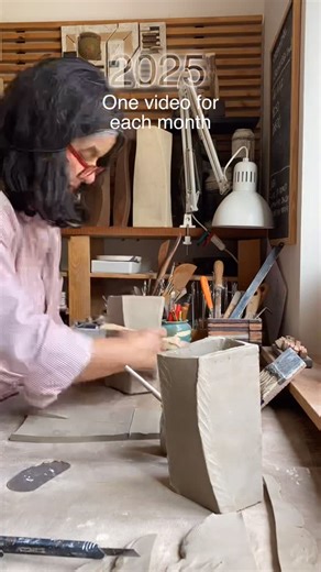Liliana Rubio | Architect making Ceramic Art on Instagram: "2025 ! A year already gone! A 🆕 RECAP showing you a video for each month of my LOVE for this life as an architect who makes Ceramic Art 🖼️ for you! 🎆 Happy New Year 2026 ! With more work to come! 📍Made in my Studio in Saint Jean de Luz 🇫🇷 TILE MURALS • ARCHITECTURE SERIES • CLIFFS SERIES 🌎 • BASQUE CLIFFS • ABSTRACT & FIGURATIVE #ceramicart #architecturalceramics #paysbasque #studioceramics #recap2025"
