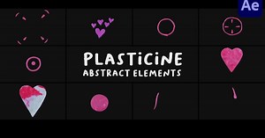 Plasticine Abstract Elements | After Effects