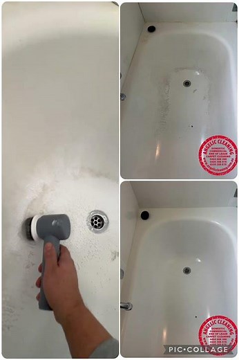 How to remove black stains from bathtub ?