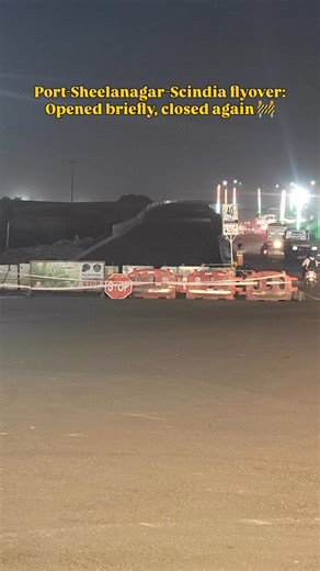 Sheelanagar–Scindia Flyover Still Closed! 🚧 #shorts #flyover #viralvideo