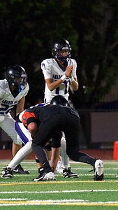 Amador Valley JV football vs Cal. Ethan Riley airs it out to Sean West. | BK ProVideo