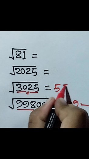 Find the square root in 2 seconds. | Math Solutions