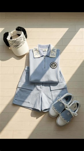Golfwear you’ll wear even off the course 💙 Fairliar Golf This color hits different Soft blue, clean fit, effortless vibe 💙 Golfwear that feels cute, not try-hard Perfect for the course and everyday wear This is my kind of golfcore ⛳️ #GolfOOTD #torontolife #GolfStyle #WomensGolf #golflife