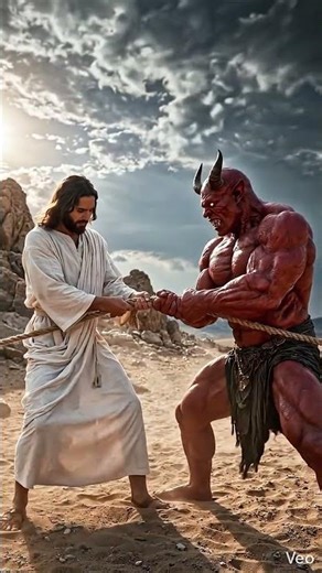 Jesus vs Satan: Ultimate Tug of War ⚡🔗🔥😈✝️