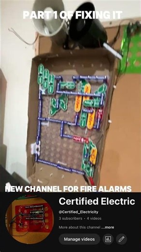 Snap circuit fire alarm fixing