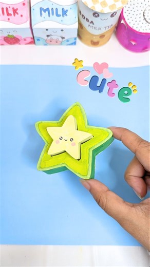 Try It ✨ DIY Star Popit #shorts #aklimacraftsandjournals #diy #art #handmade #papercraft #crafts