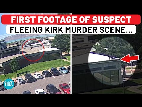 Charlie Kirk Murder: FBI Releases First Footage Of Suspect Fleeing Scene, $100,000 Bounty Announced