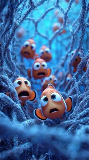 Fish cartun video . cartun video.The Brave Little Fish.#ai #cartoon #video #viral